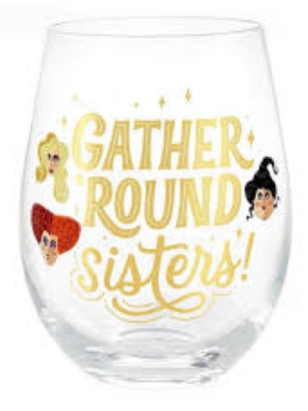 Hocus Pocus ‘Gather Round Sisters’ stemless wine glasses -2